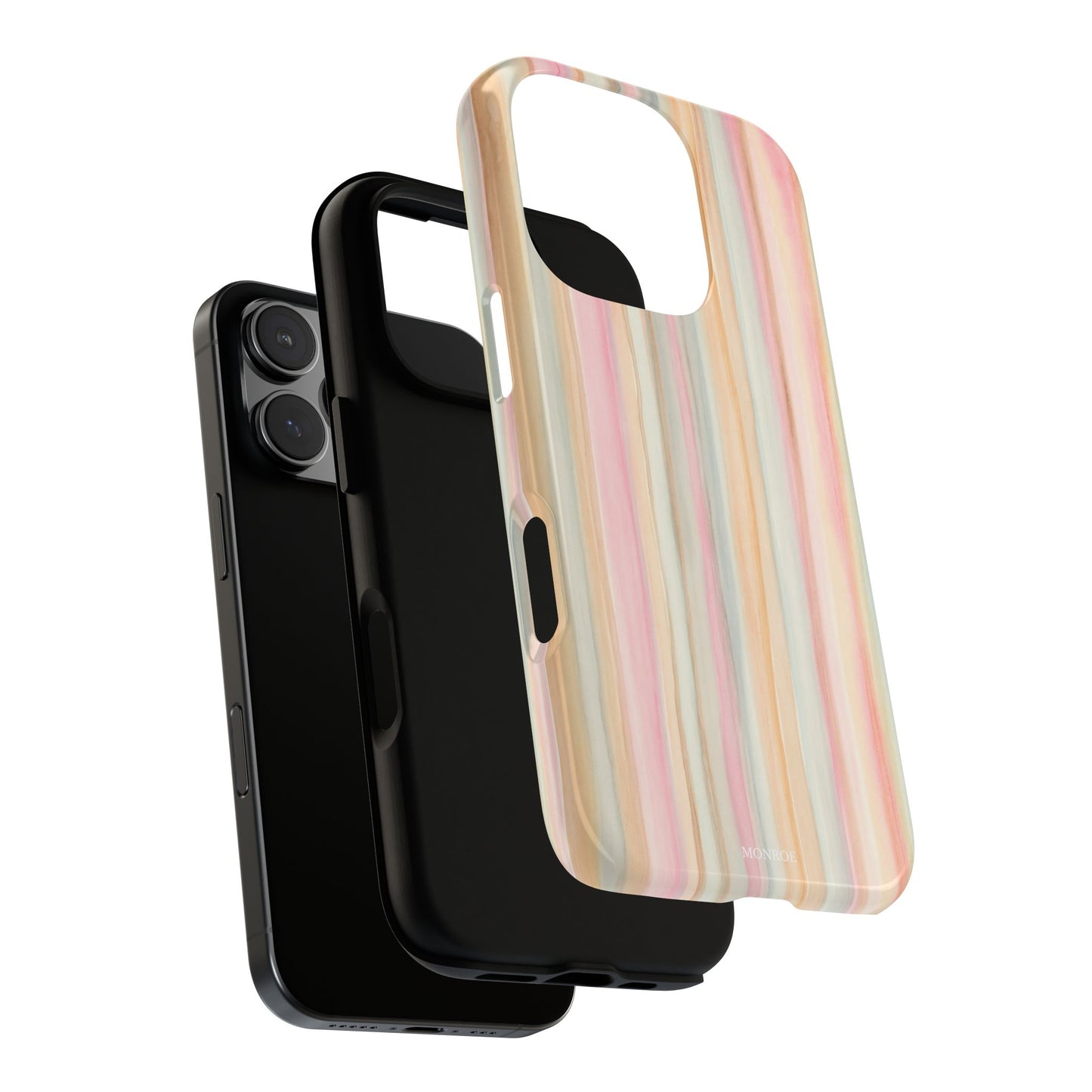 Pastel Watercolor Stripe Tough Case