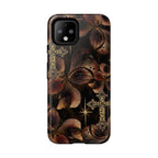 Floral Cross Pattern Tough Case
