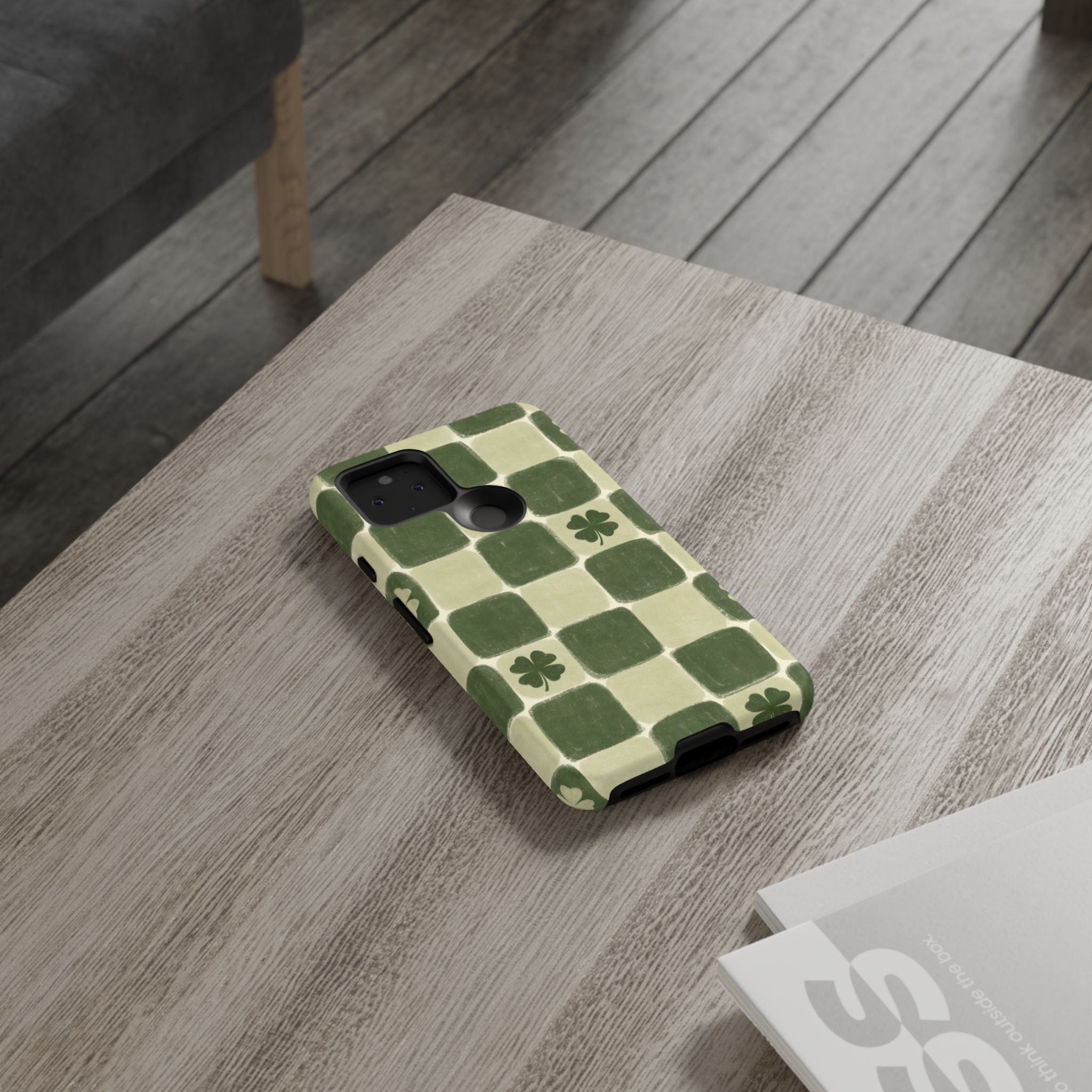 Clover Checker Tough Phone Case
