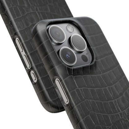 Black Croc Case