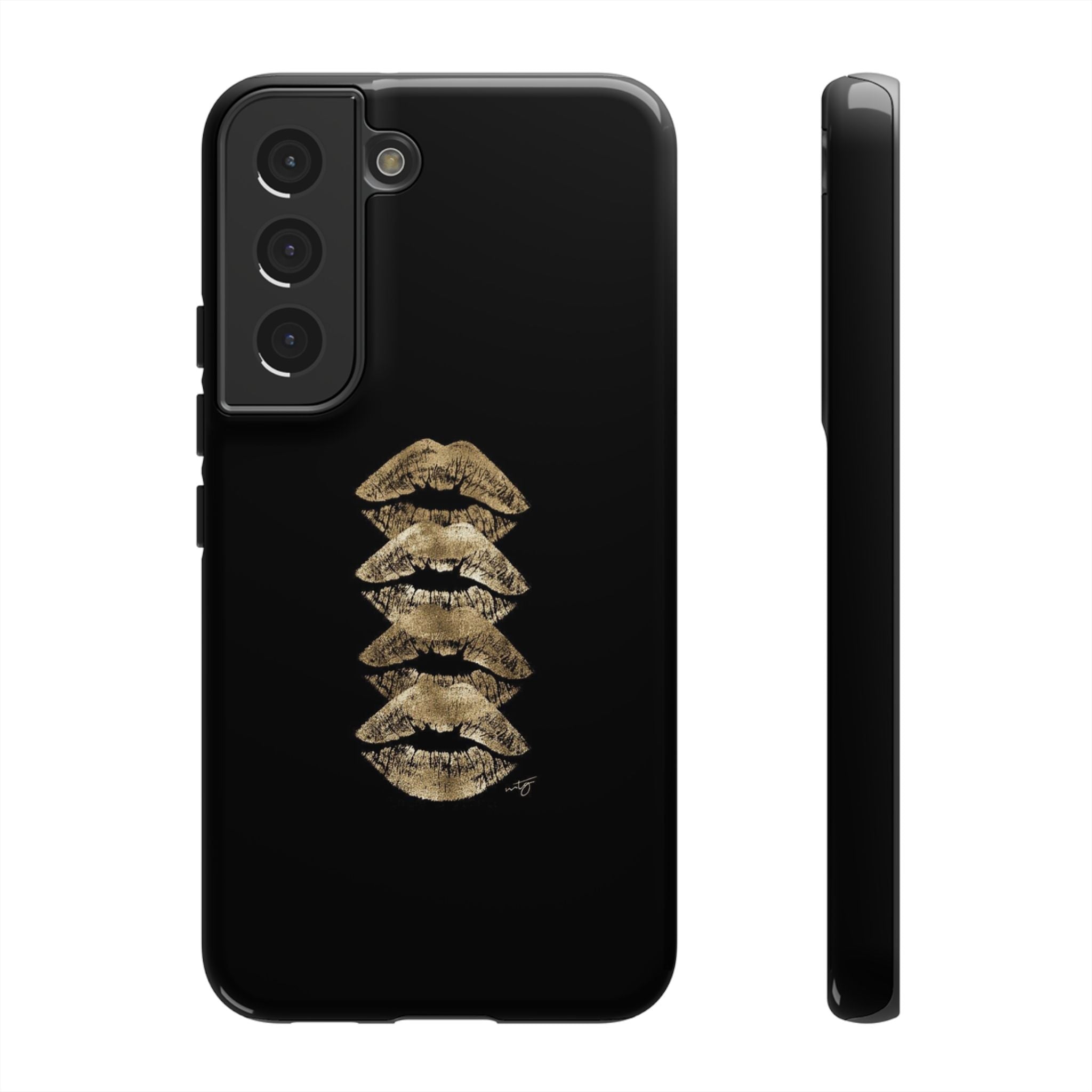 Golden Lipstick Phone Case