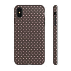 Brown Polka Phone Case