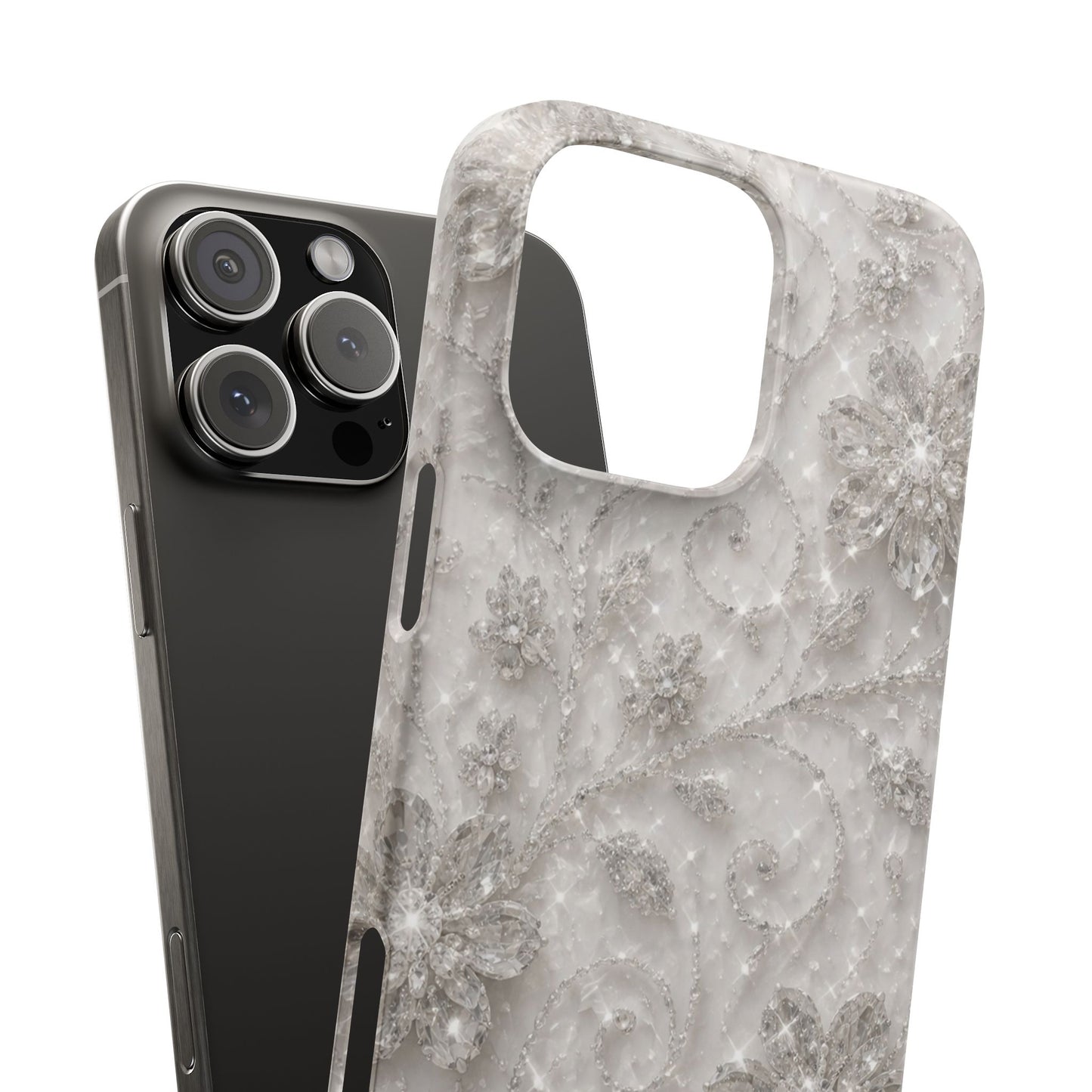 Glittery Floral Case