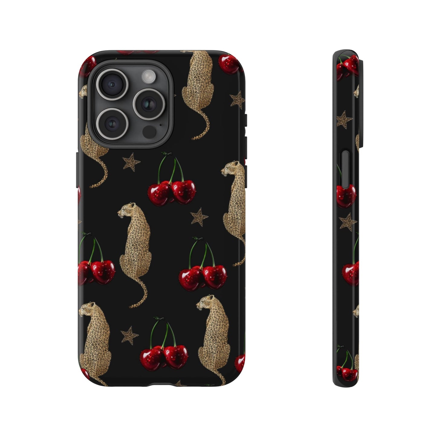 Leopard & Cherry Tough Case