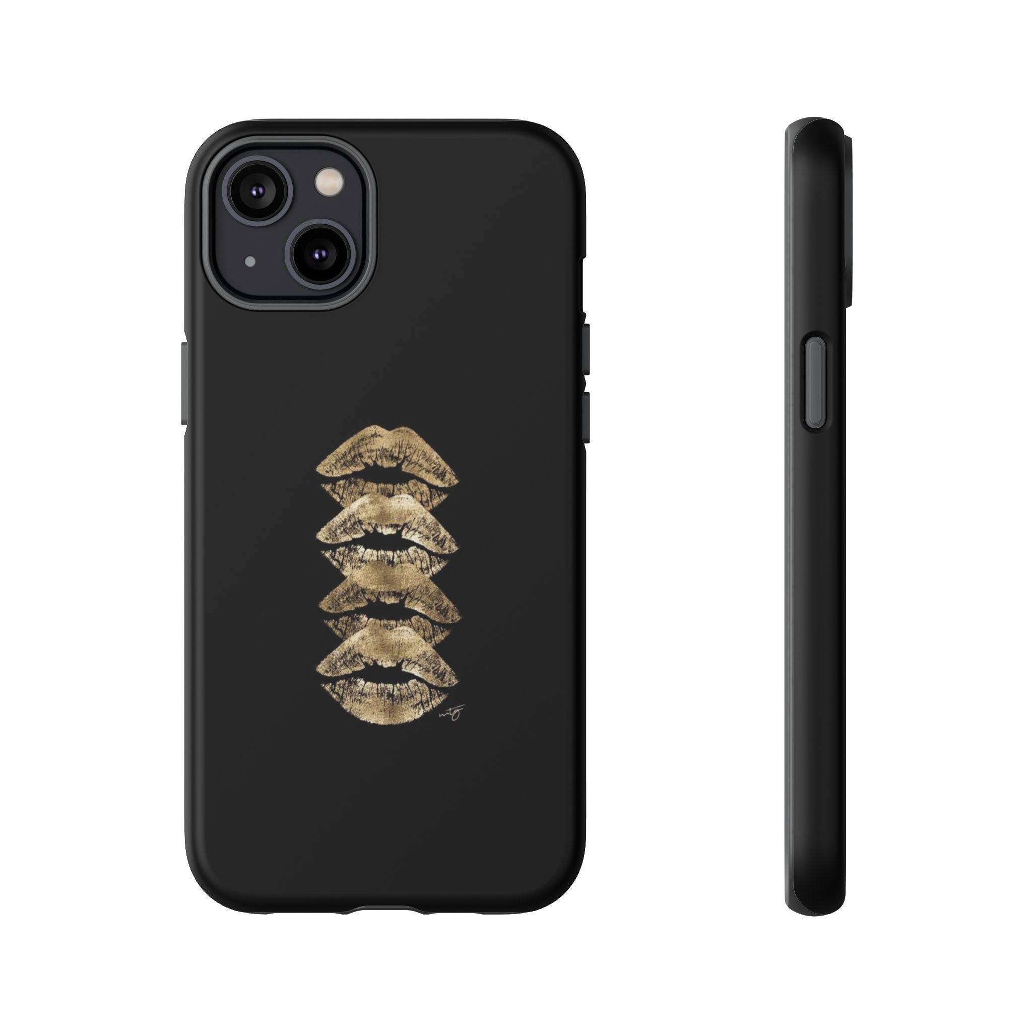 Golden Lipstick Phone Case
