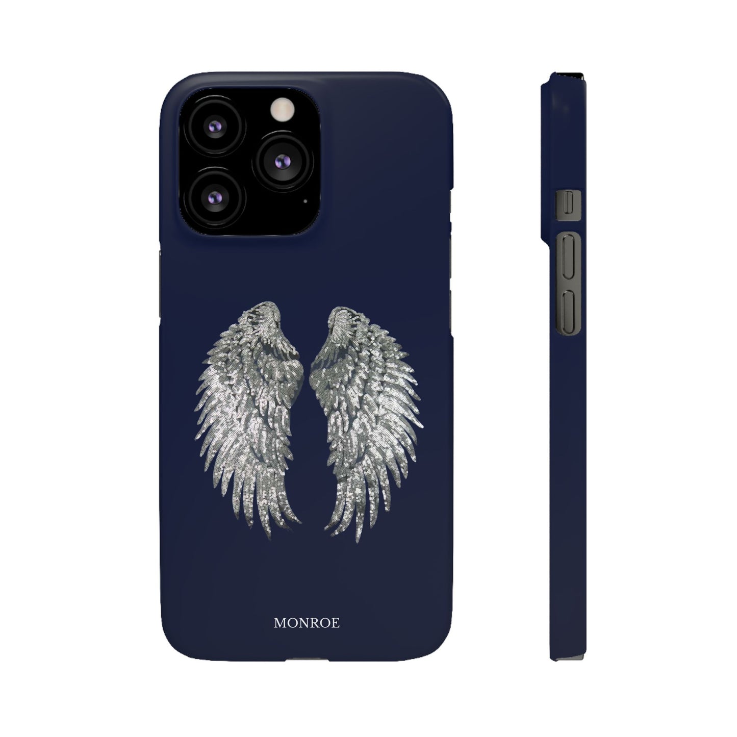 Navy Angel Wings Case