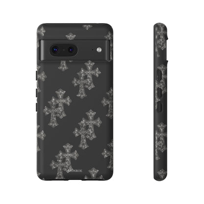 Black Crystal Cross Tough Case