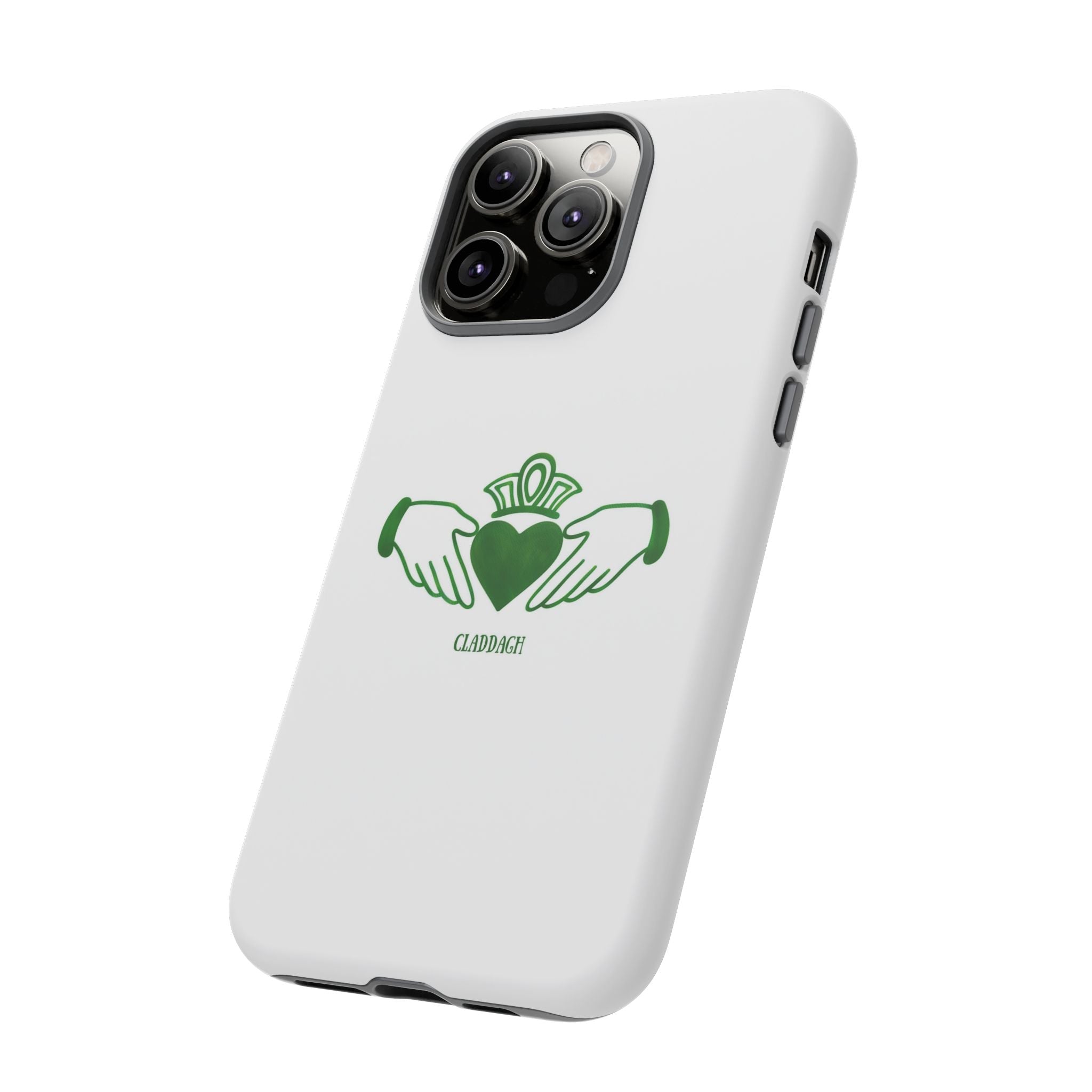 Irish Claddagh Symbol Green Tough Case