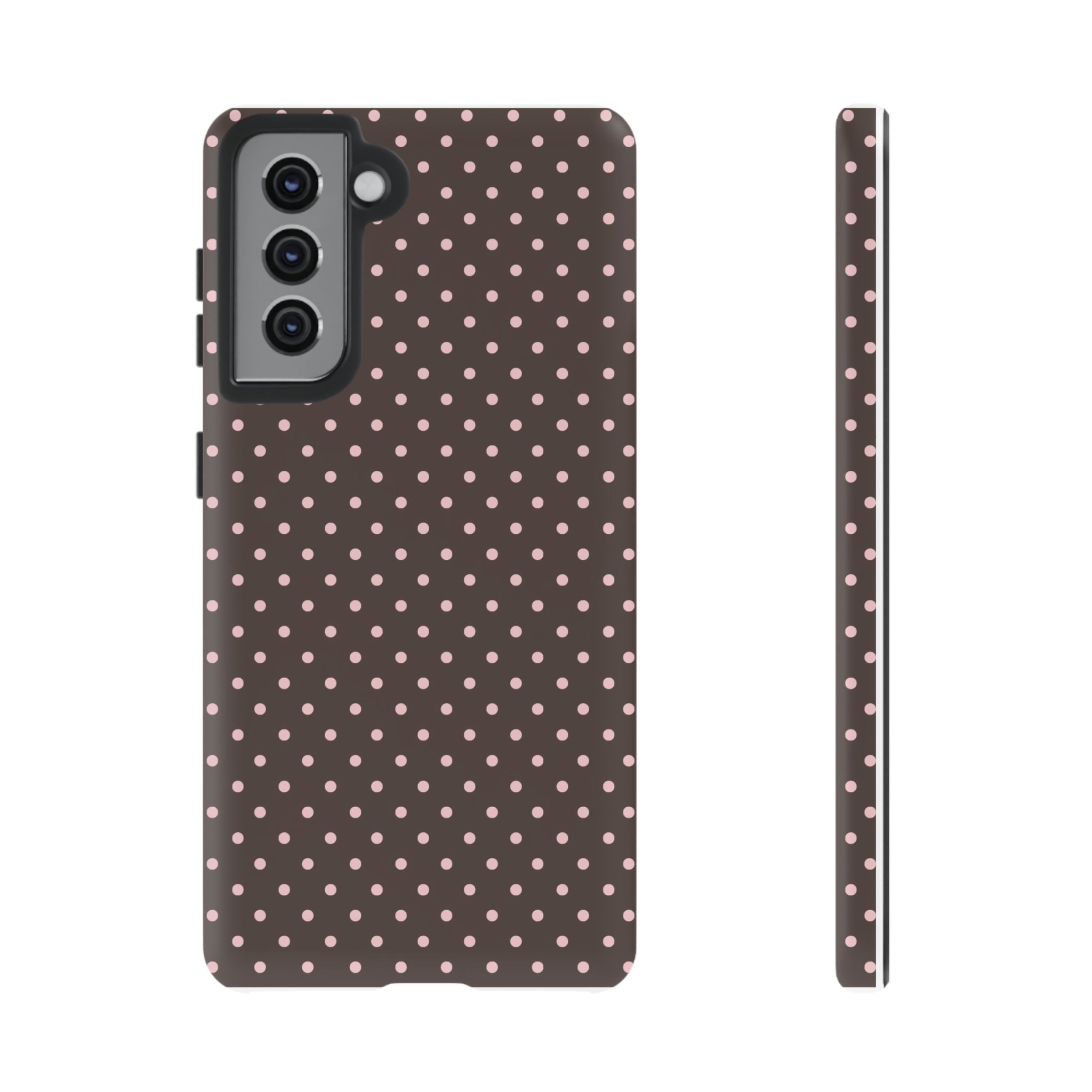 Brown Polka Phone Case