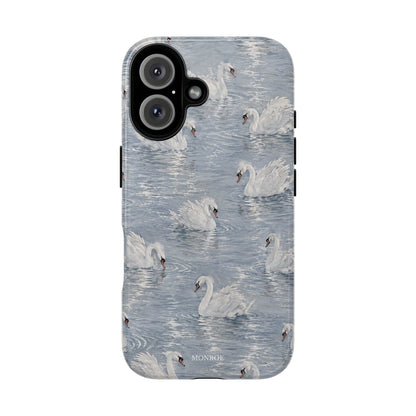 Swan Pattern Tough Case