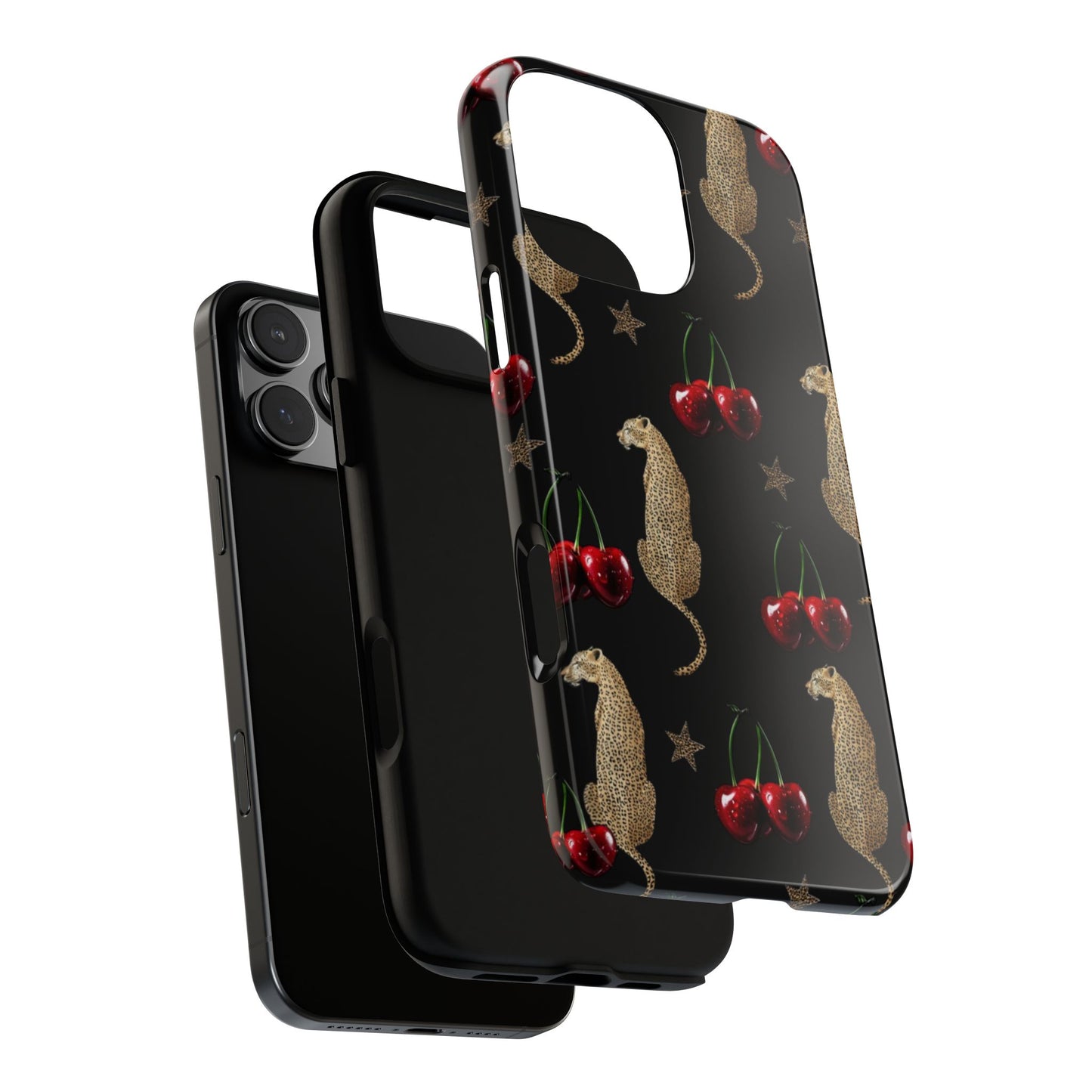 Leopard & Cherry Tough Case