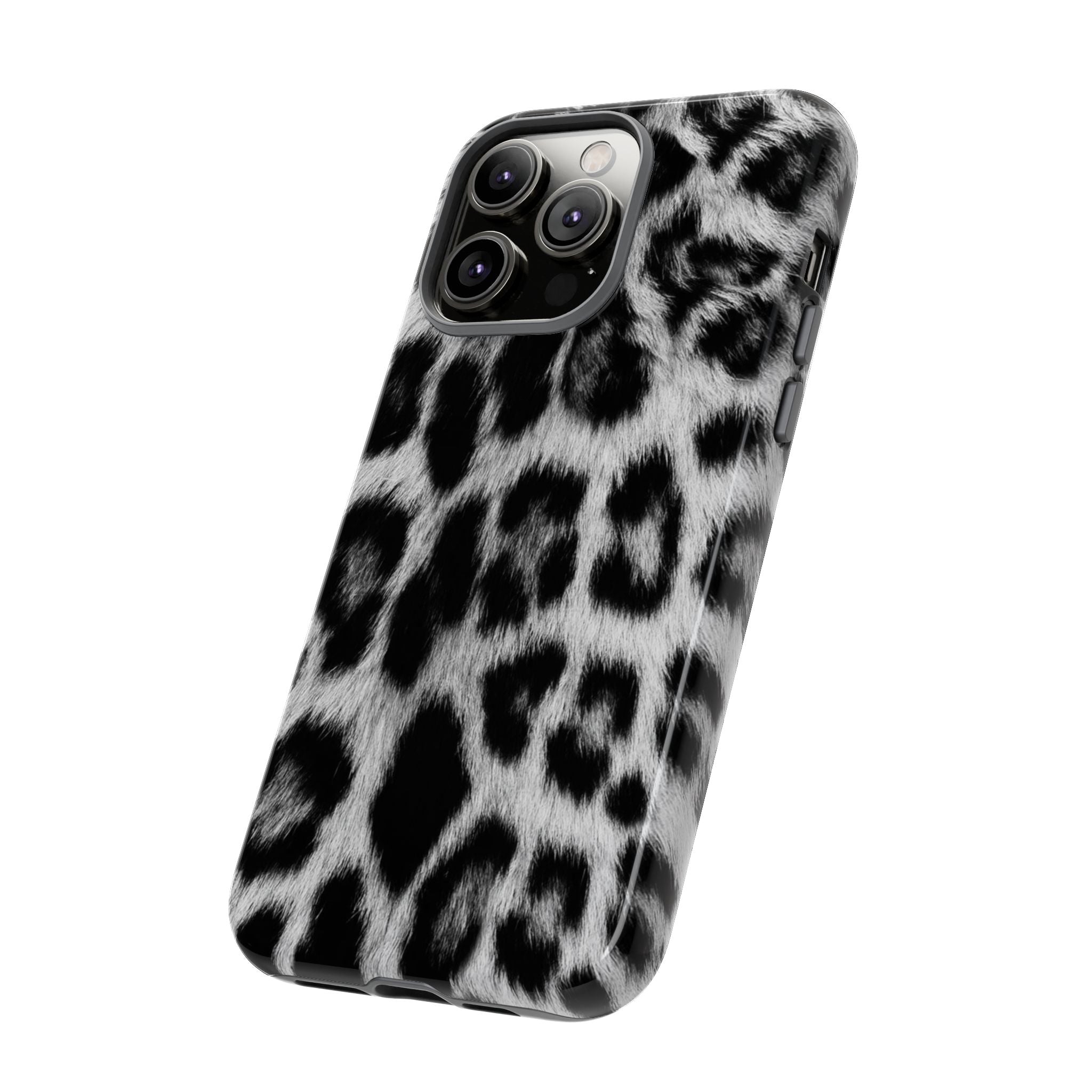 B&W Leopard Phone Case