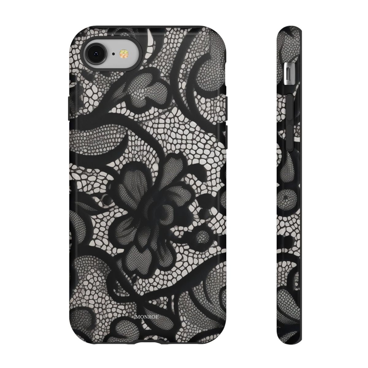 Black Floral Vintage Case