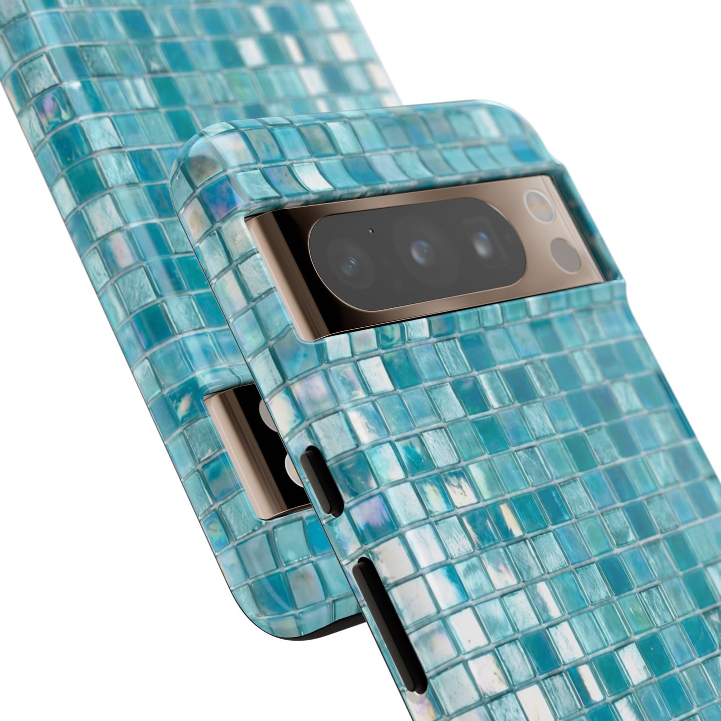 Hot Blue Mosaic Tile Tough Case