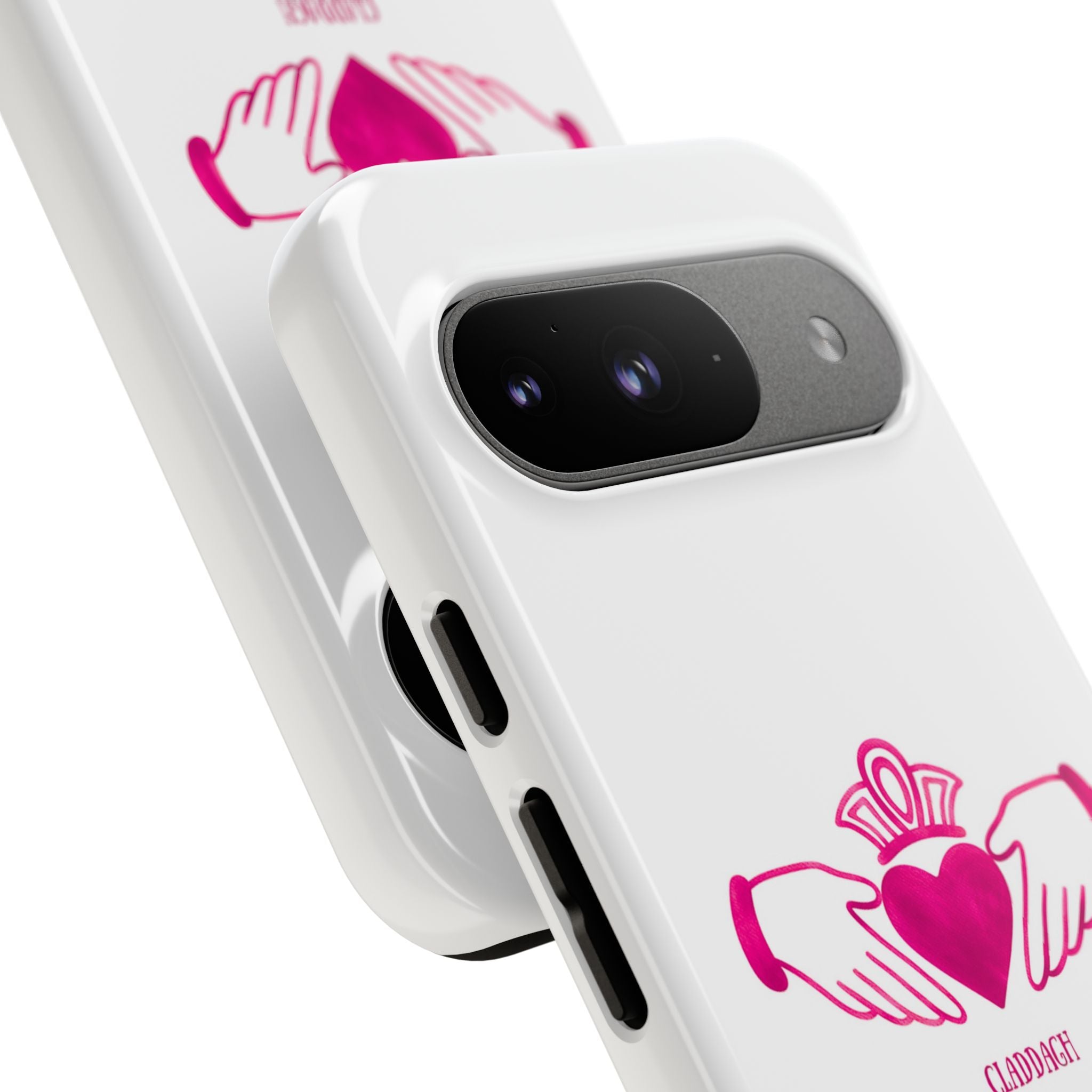 Pink Irish Claddagh Symbol Tough Phone Case