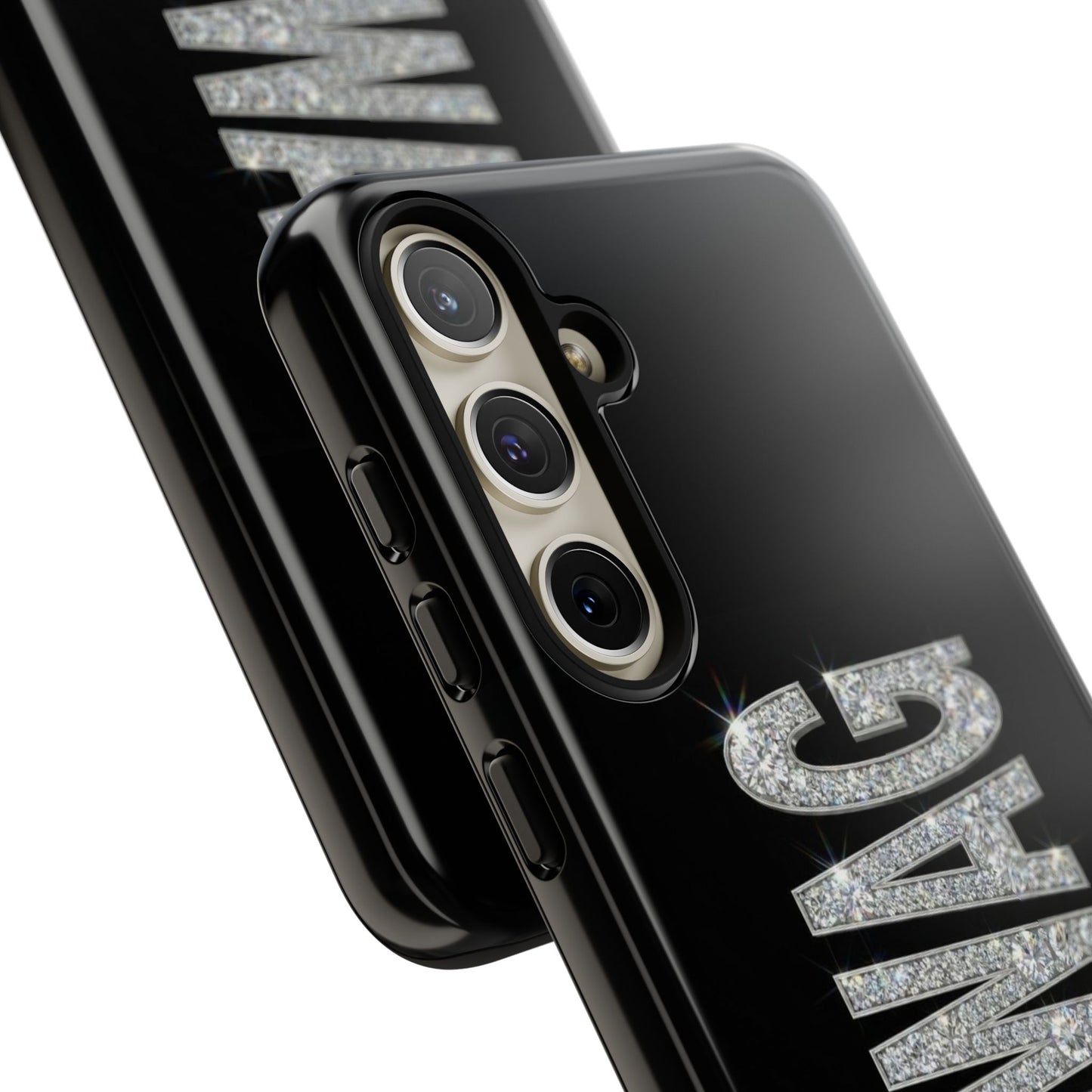 “#SWAG” Black Bling Tough Case