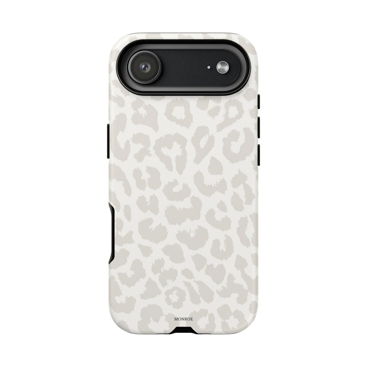 White Leopard Print Tough Case