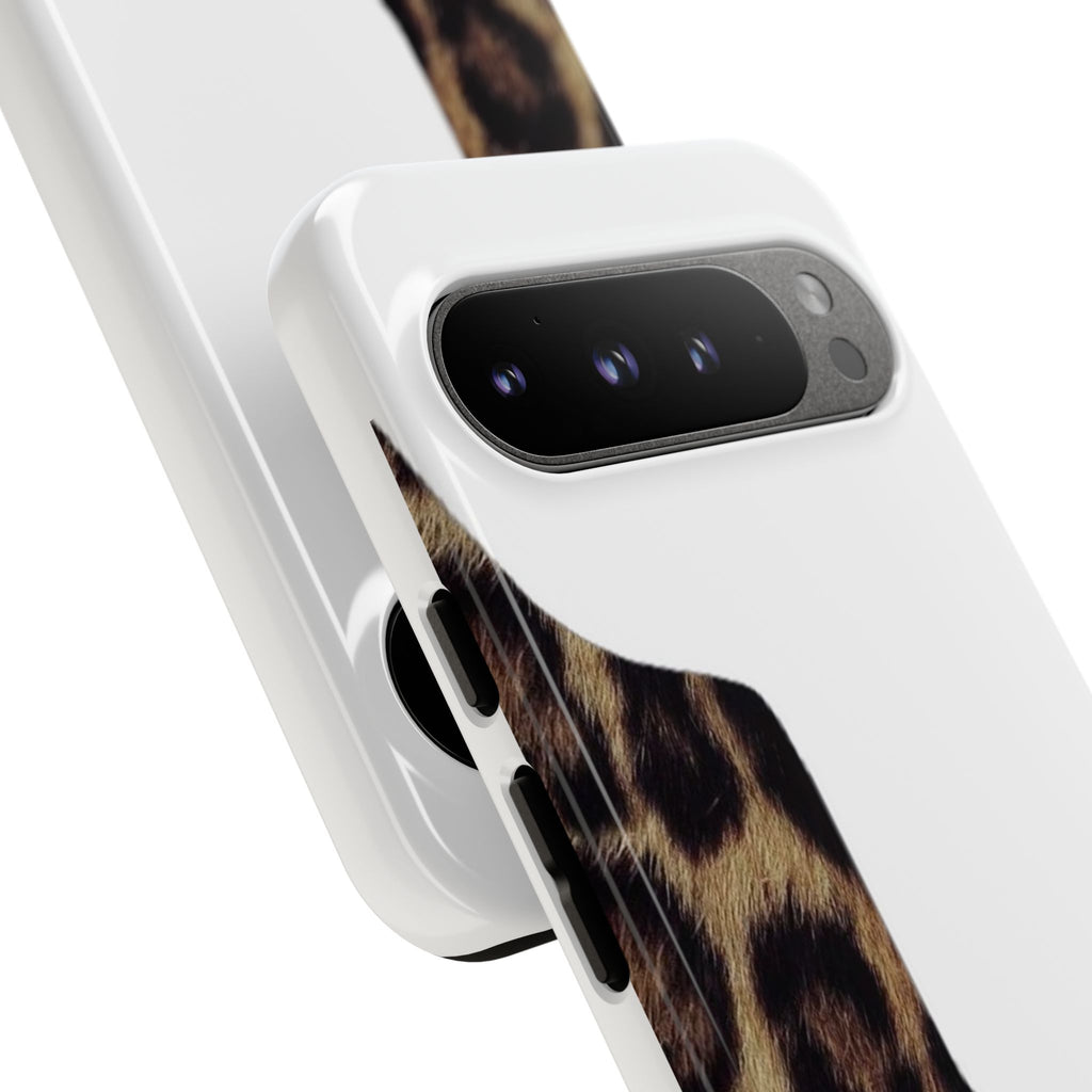 Half Cheetah Print Phone Case