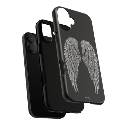 Silver Angel Wings Tough Case