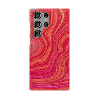 Retro Wavy Red Case