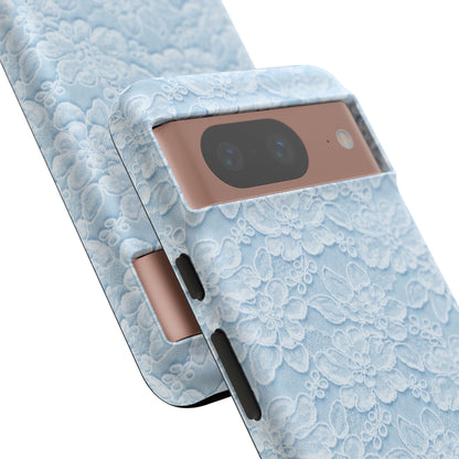 Glacier Blue Lace Tough Case