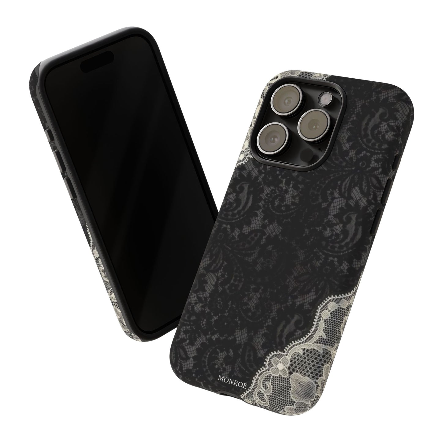 Black & White Edged Tough Case