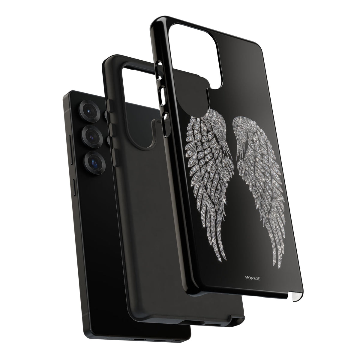 Silver Angel Wings Tough Case