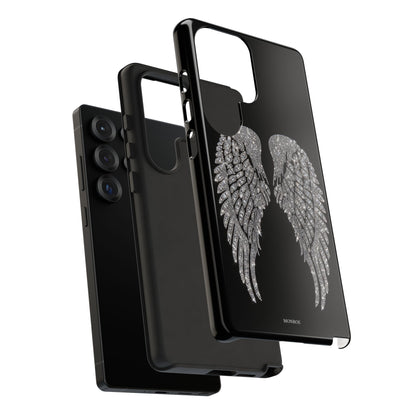 Silver Angel Wings Tough Case