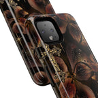 Floral Cross Pattern Tough Case