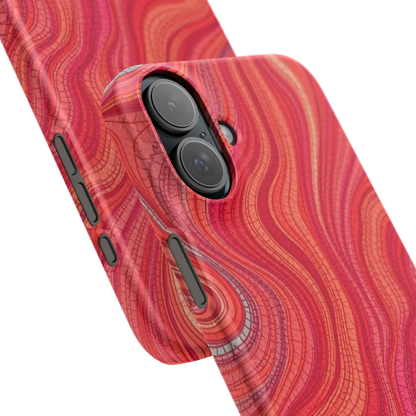 Retro Wavy Red Case