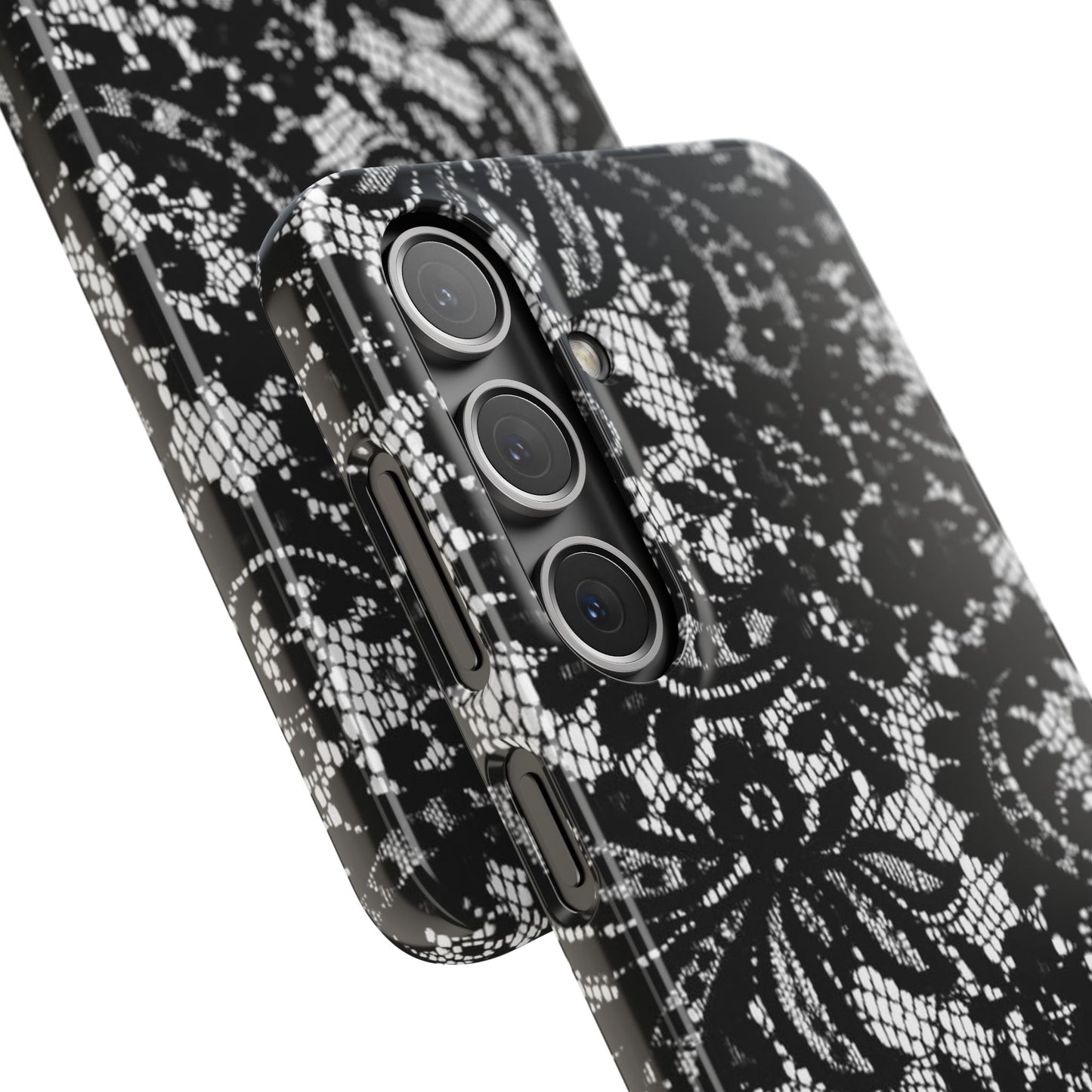 Black Lace Elegant Pattern Case
