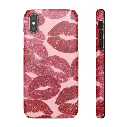 Pink Glitter Kiss Case