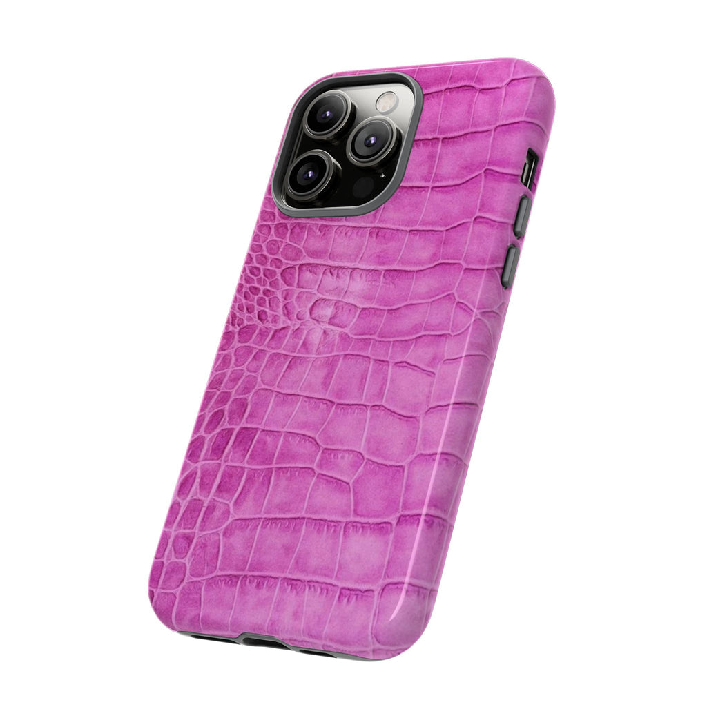 Purple Croc Phone Case