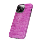 Purple Croc Phone Case