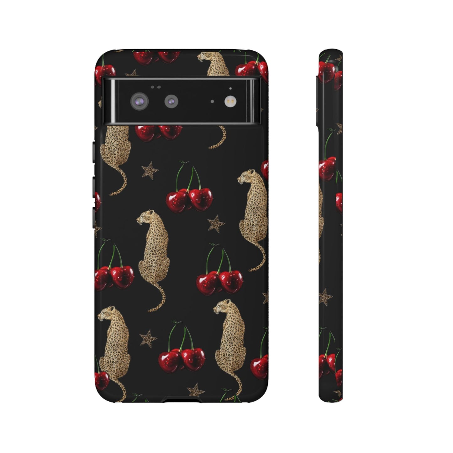 Leopard & Cherry Tough Case