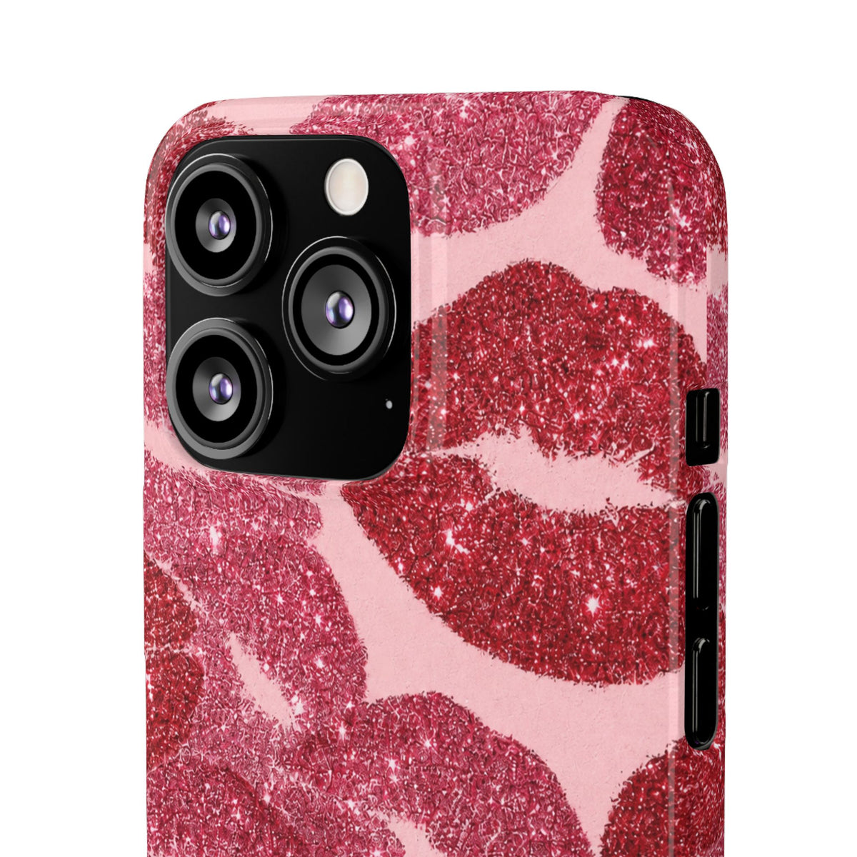 Pink Glitter Kiss Case