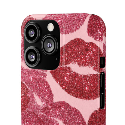 Pink Glitter Kiss Case
