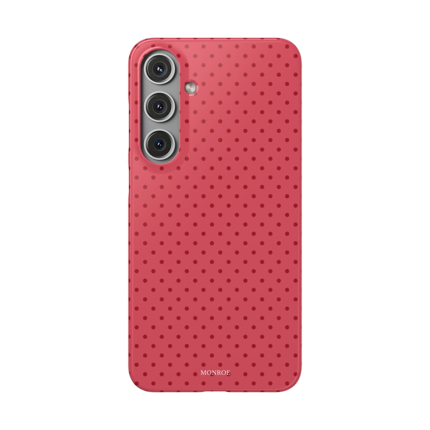 Coral Polka Dot Snap Phone Case