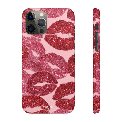 Pink Glitter Kiss Case