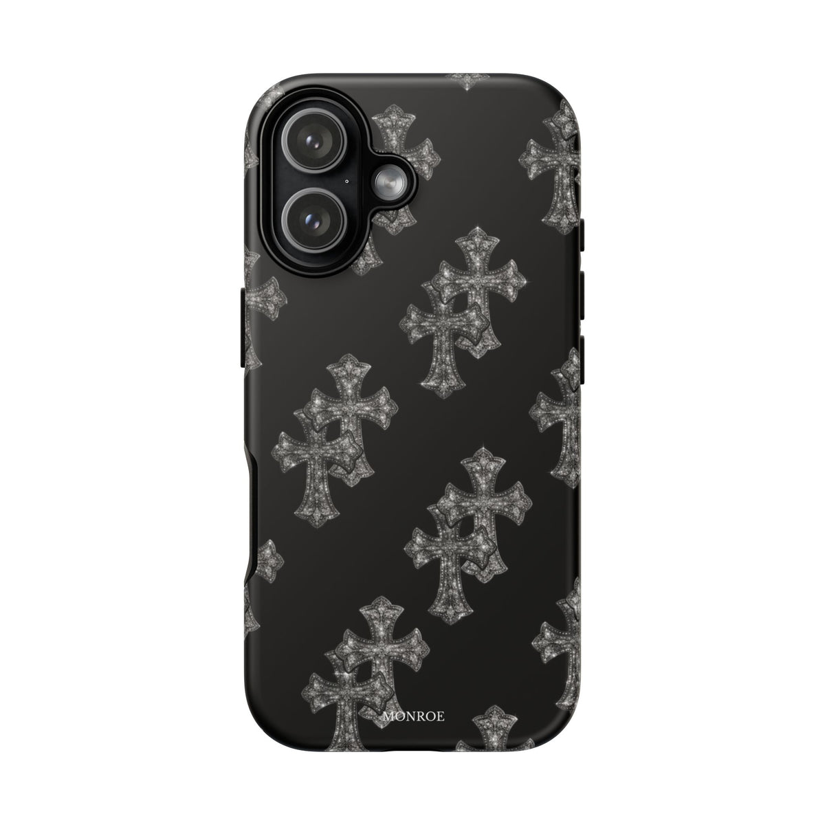 Black Crystal Cross Tough Case