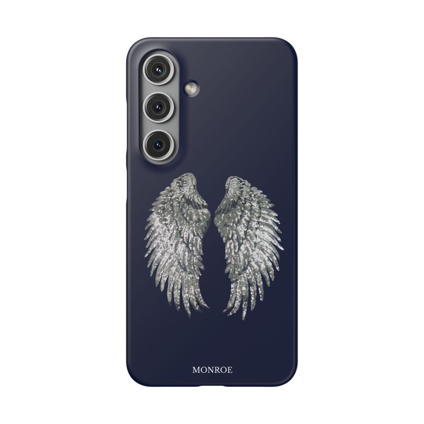 Navy Angel Wings Case