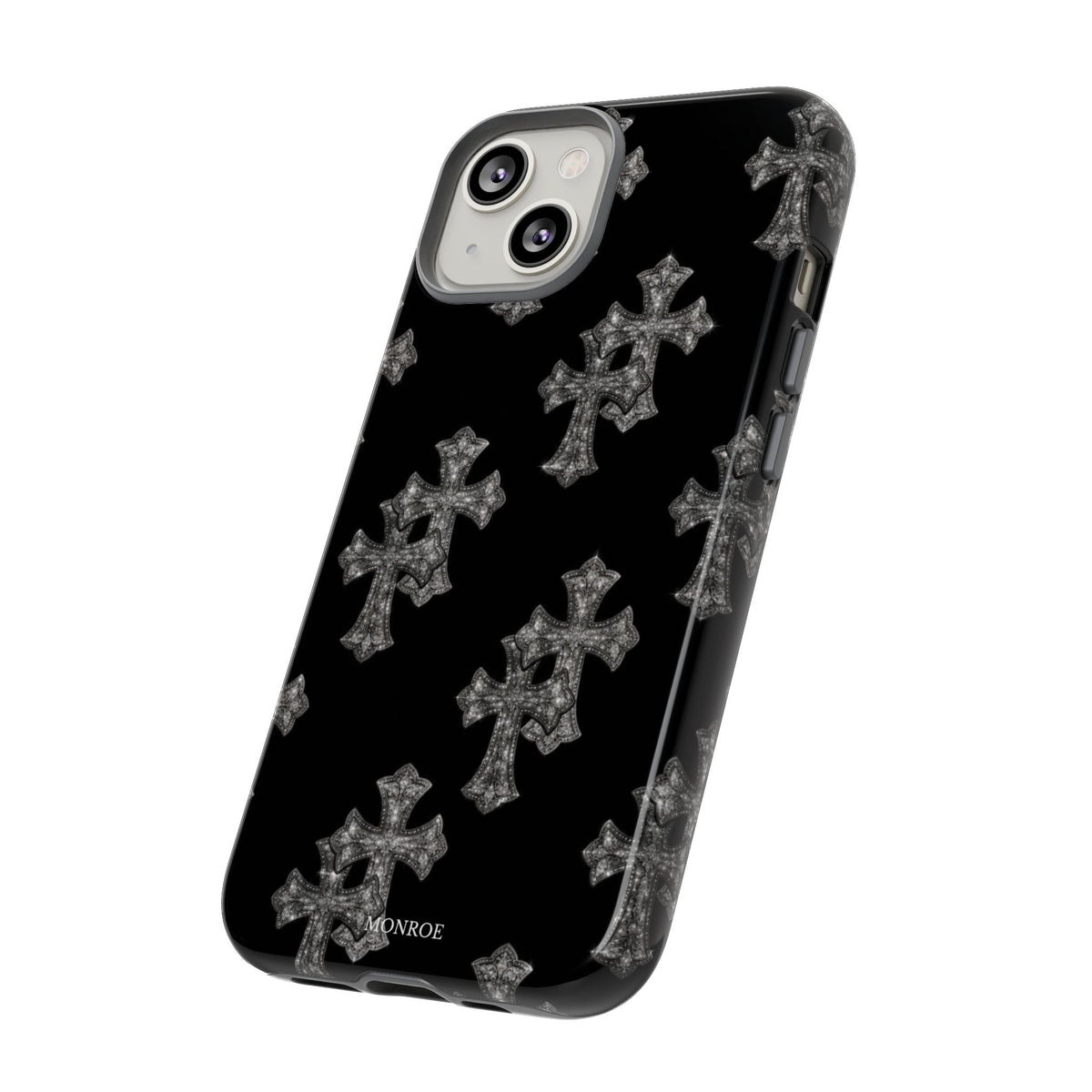 Black Crystal Cross Tough Case