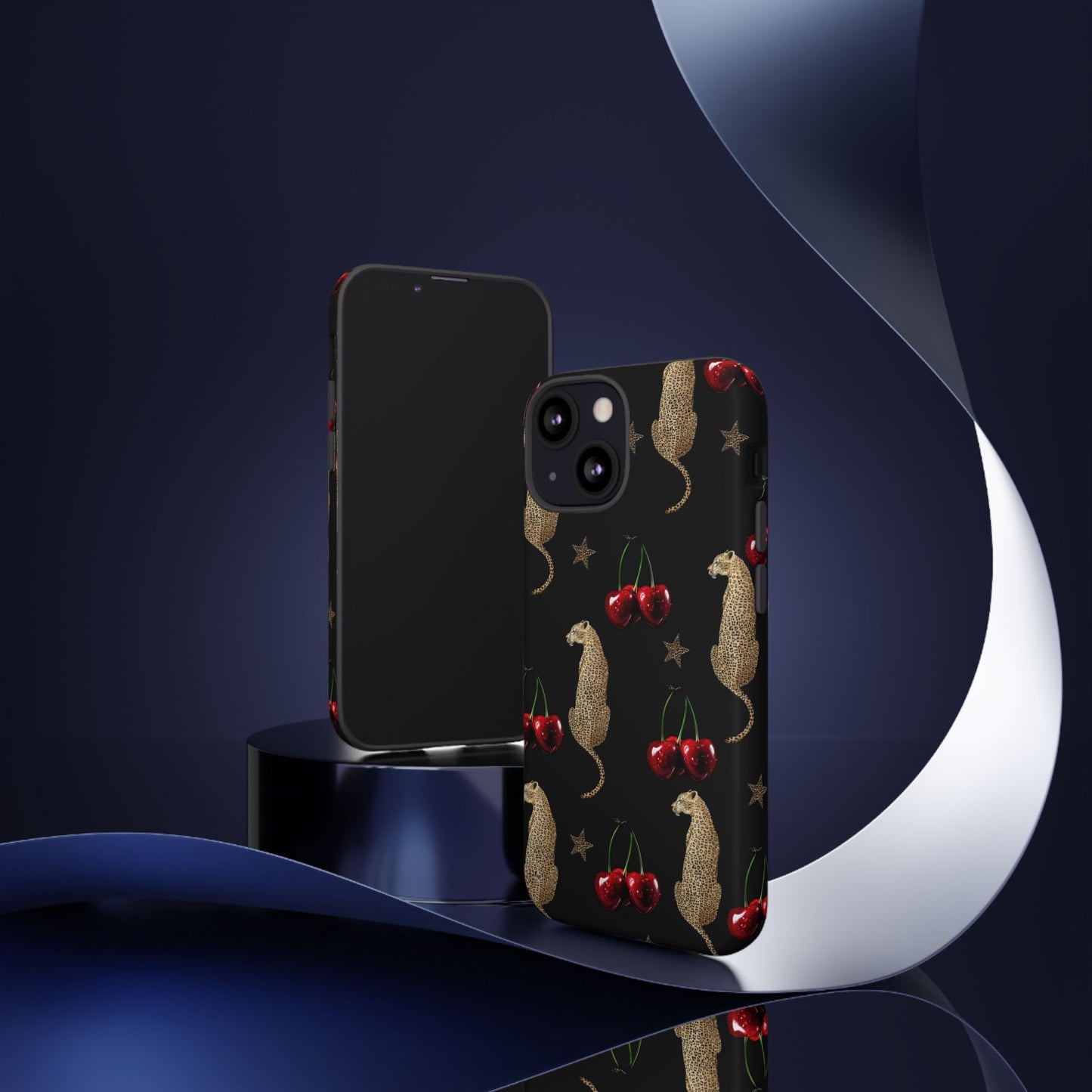 Leopard & Cherry Tough Case