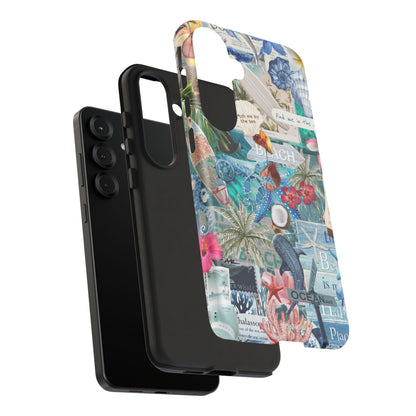Tropical Beach Collage Tough Case