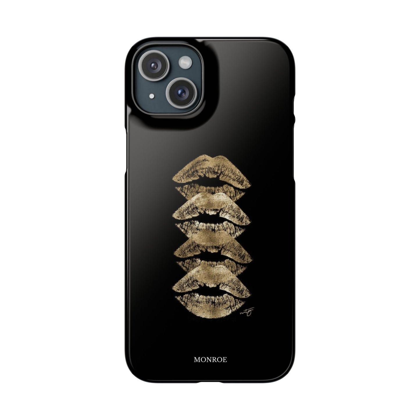 Gold Kiss Stack Case