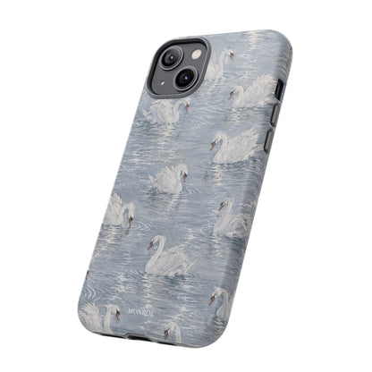 Swan Pattern Tough Case