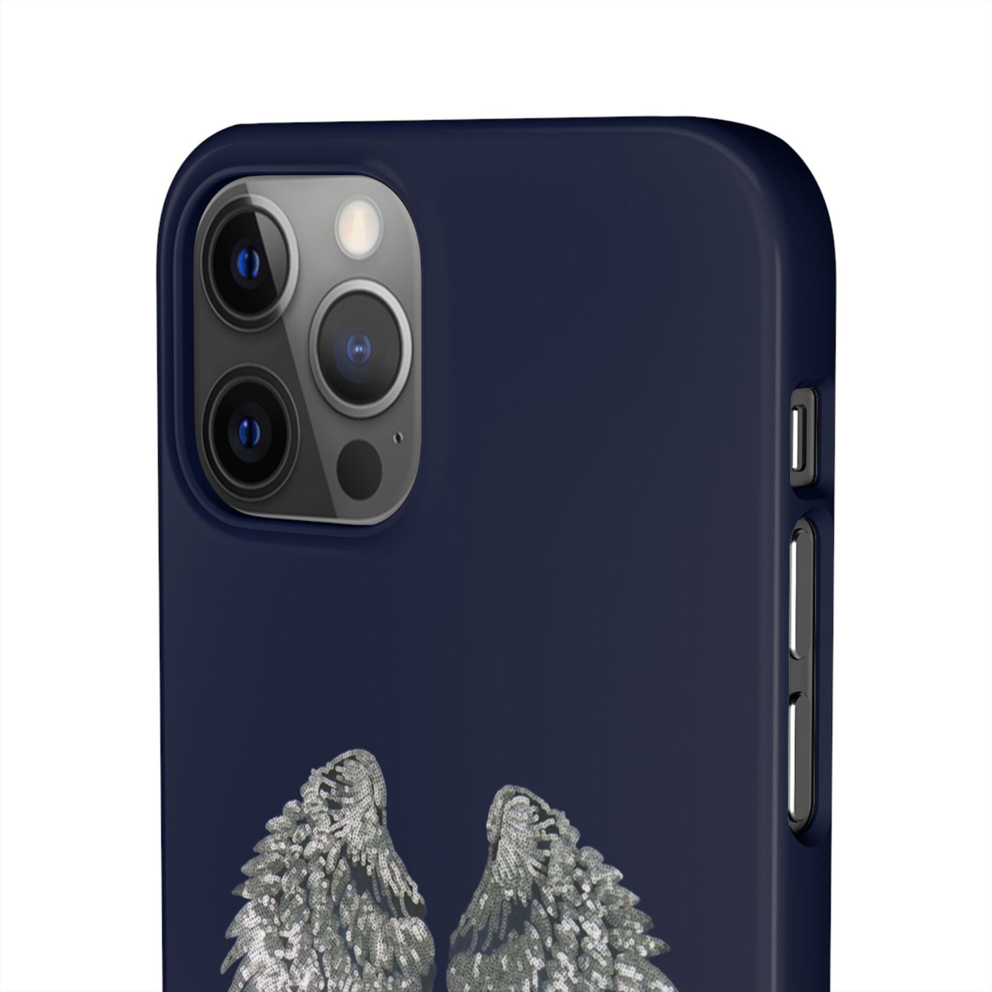 Navy Angel Wings Case