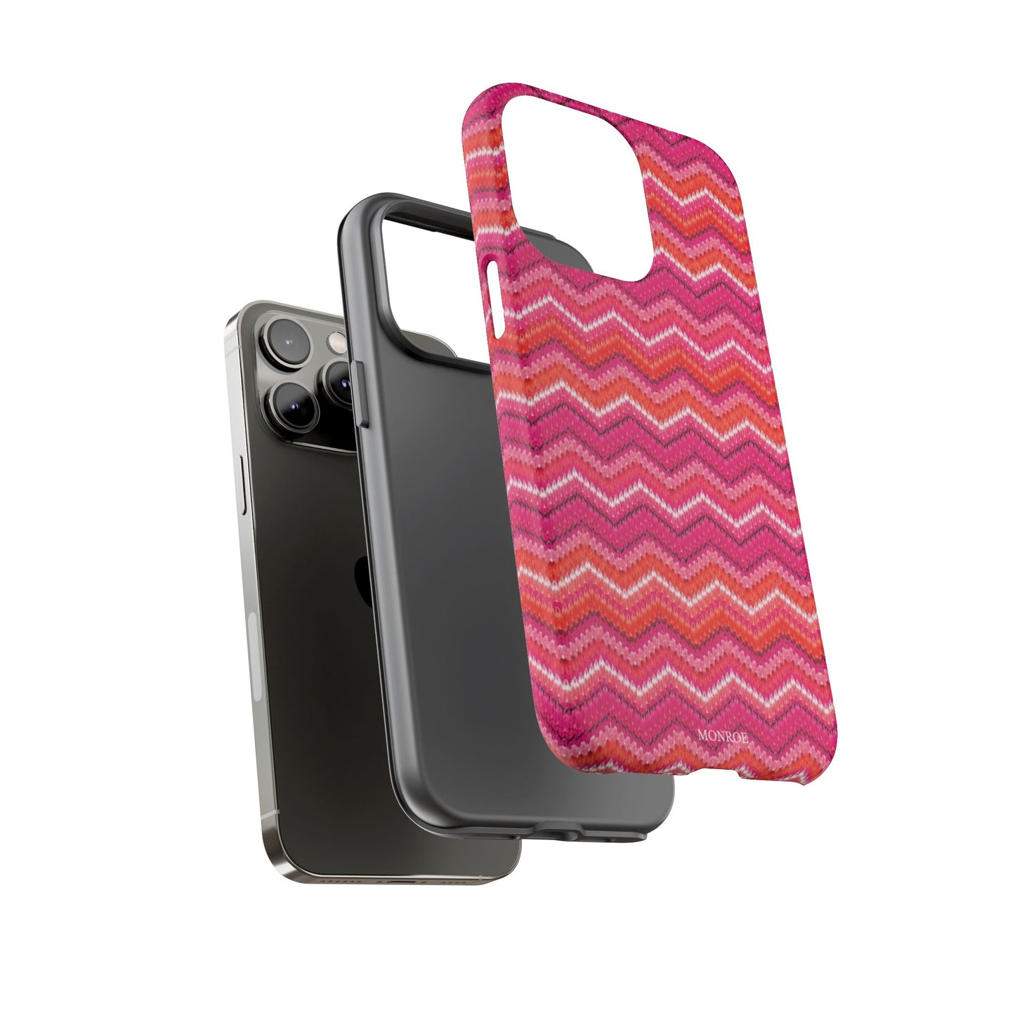 Pink Zigzag Tough Case
