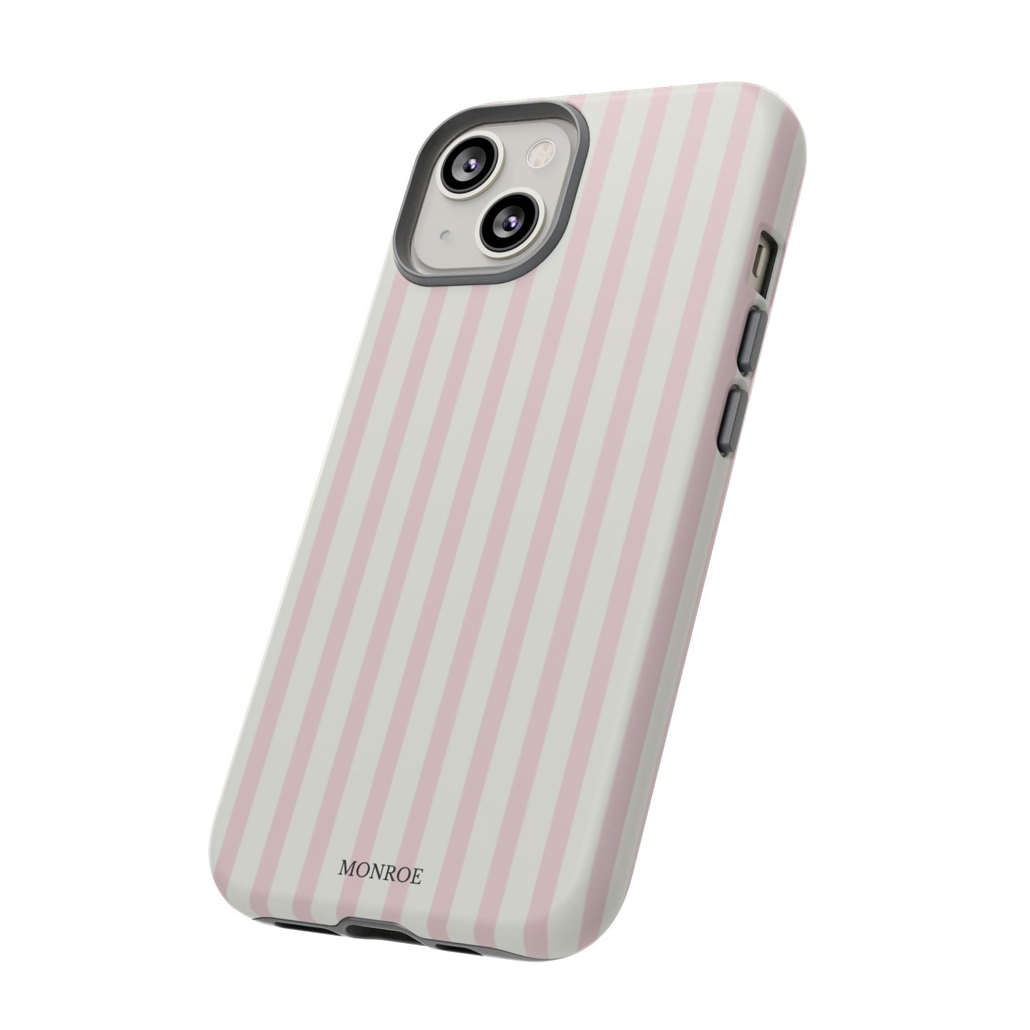 Light Pink Stripe Tough Phone Case