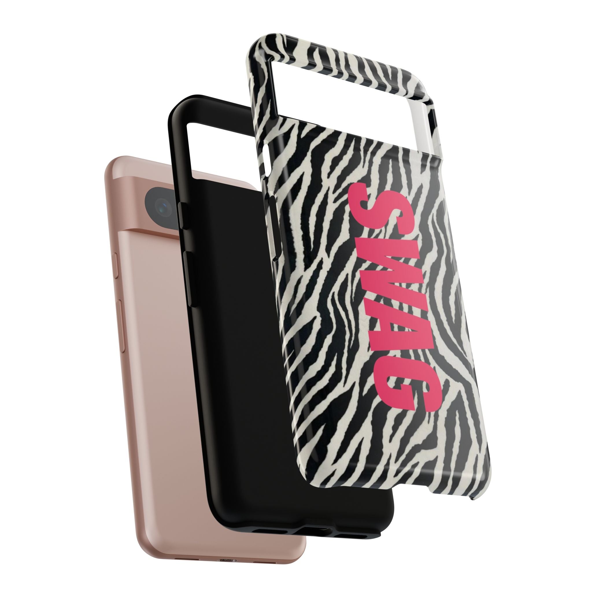 'SWAG' Zebra Print Tough Case